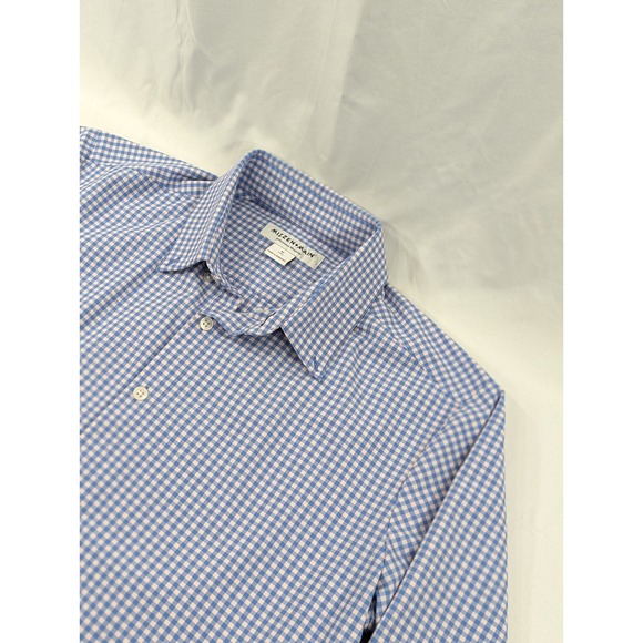 Mizzen+Main Other - Mizzen+Main‎ Performance Button Up Shirt Mens Medium Trim Fit Plaid Long Sleeve